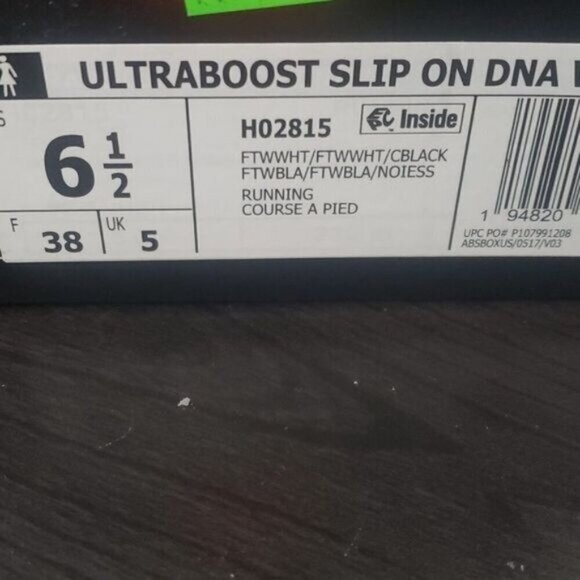 New Adidas Ultraboost Slip On DNA Womens White Laceless Running Shoes‎ Size 6.5 - Picture 8 of 8